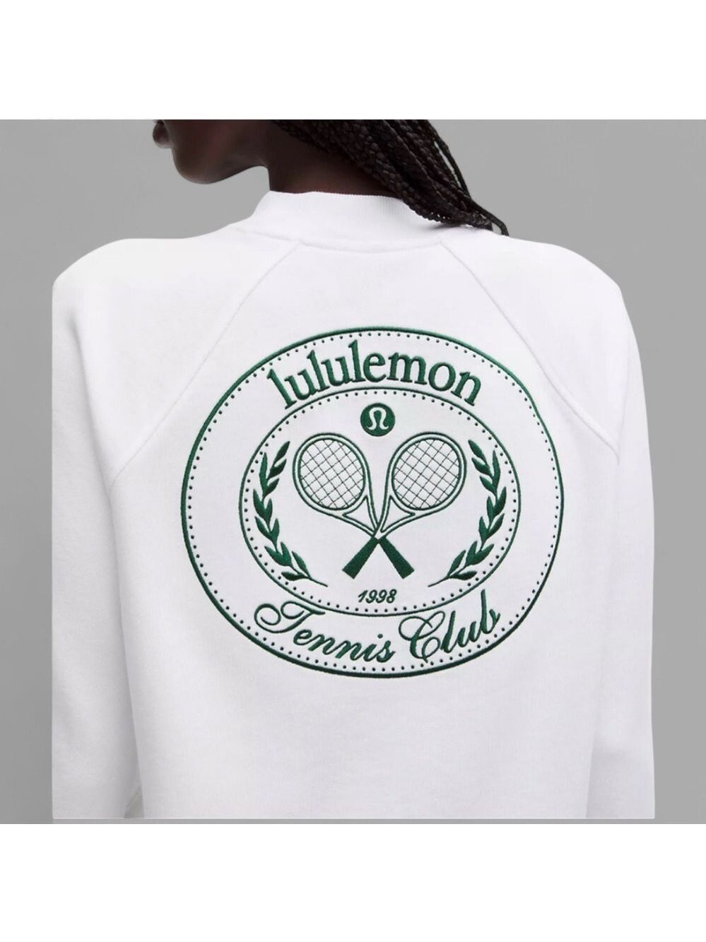 Lululemon-Cotton French Terry Crewneck Pullover Tennis Club-Size Large-NWT - Picture 3 of 9
